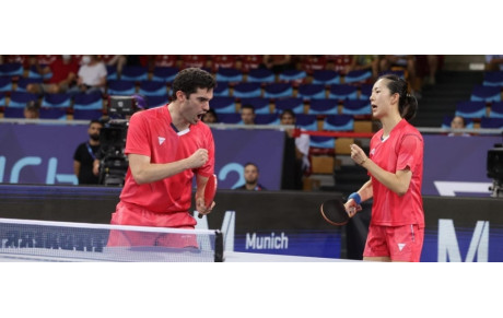 Le double mixte Champion d'Europe !