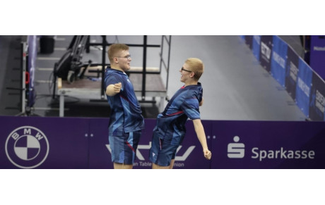 Les frères Lebrun médaillés de bronze en double messieurs