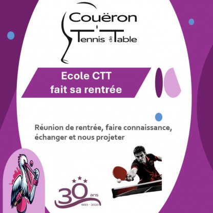 Rentrée École Ping 2026